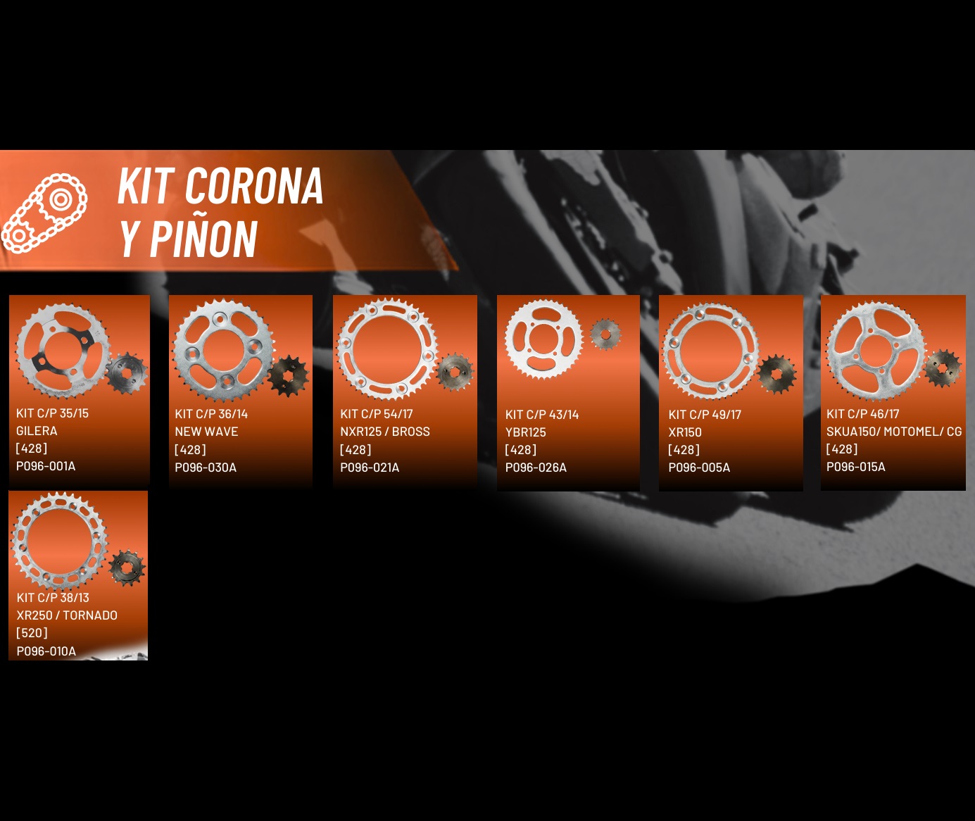 CORONA Y PIÑON ENDURO KIT CP 36/14 NEW WAVE [428]